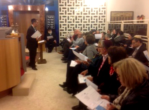 Rav  Raphael Cohen &agrave; la conf&eacute;rence de Nissim Israel